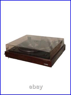 YAMAHA YP-700 Record Player Brown Tested From Japan