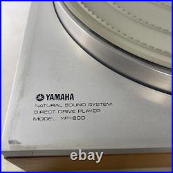 YAMAHA YP-800 Direct Drive Turntable Record Player 100V Needle Damage Used