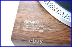 YAMAHA YP-D3 Direct Drive Manual Turntable Record Player 1978 VGC Tested