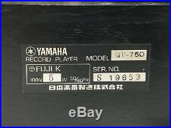 Yamaha GT-750 Record Player Turntable in Very Good Condition