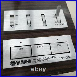 Yamaha YP-D10 Direct Drive Turntable Record Player Audio Operation Confirmed