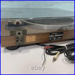 Yamaha YP-D3 Direct Drive Turntable Record Player Audio Rare Good Condition