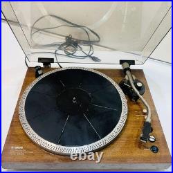 Yamaha YP-D3 Record Player Natural Sound Direct Drive Turntable Wood Vintage