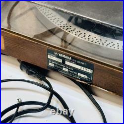 Yamaha YP-D3 Record Player Natural Sound Direct Drive Turntable Wood Vintage