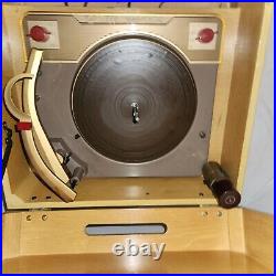 Zenith High Fidelty, Tube Record Player, Model HFY 12E, Powers Up, Parts/Repair