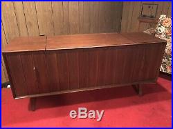 Zenith Radio Console with Record Player Late 1960s Vintage