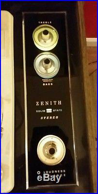 Zenith Stereo Circle of Sound Mid Century Record Player, parts or repair